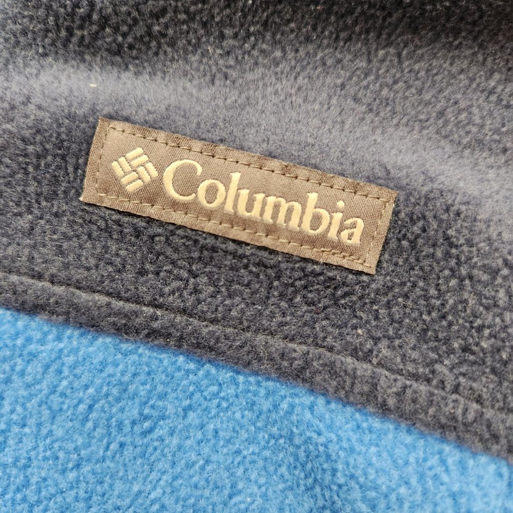 Columbia Fleece Jacket Blue/Navy Kids (M 10/12) - Picture 6 of 14